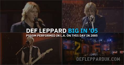 18 Years Ago Def Leppard At Vh1 Big In 05 Awards Videophotos