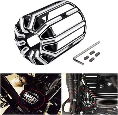 Amazon Katur Motorcycle Black Oil Filter Cover Trim Aluminum Oil