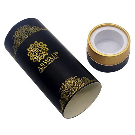 Custom Printed Perfume Tube Packaging Box Kali Custom Round Boxes