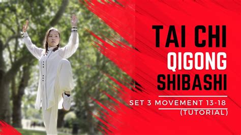 Tai Chi Qigong Shibashi Set 3 (Tutorial) | Movements 13-18 | Mirrored ...
