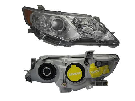 Faro Der F Cromado C Lupa C Mica Ambar Toyota Camry 2012 2014 Faros