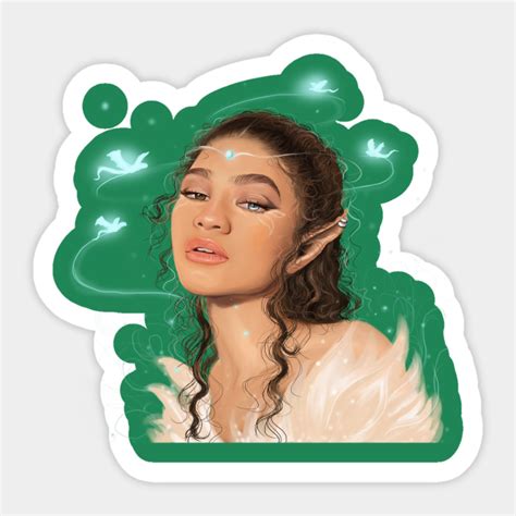 Zendaya Art Zendaya Art Sticker Teepublic