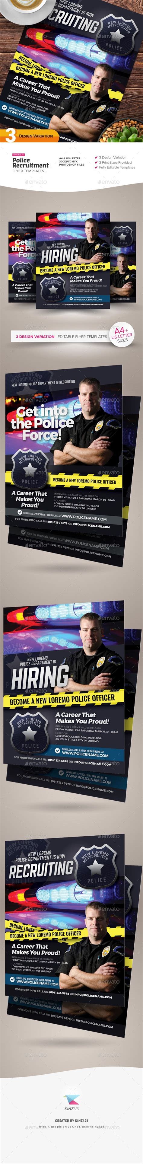 Police Recruitment Flyer Templates Police Recruitment Recruitment