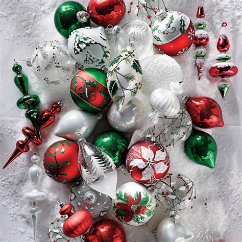 White Christmas 60-pc. Ornament Collection | Frontgate