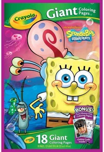 Crayola Giant Coloring Pages Spongebob Squarepants Artofit