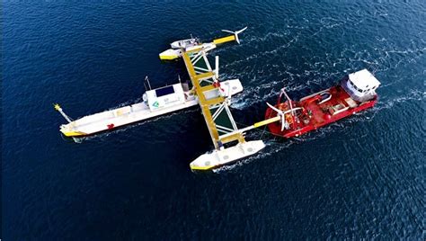 Scottish Designed Tidal Platform Generates First Power Power Info Today