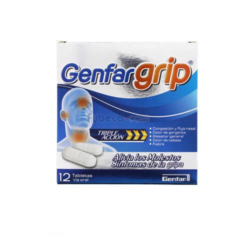 Genfargrip 500 Mg Blíster Unidad Fybeca