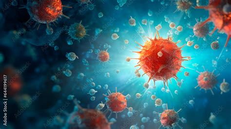 Abstract Concept Of The Innovative Medical Approach Of Immunotherapy