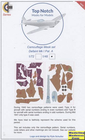 Top Notch TNM48 M70 Defiant I Pattern A Camouflage Masks Reviewed By