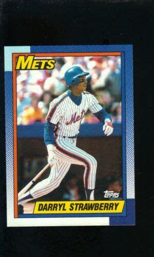 Topps Baseball Card Darryl Strawberry Nm Mt Mets Ebay