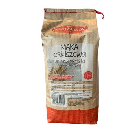 Mąka orkiszowa pełnoziarnista1kg