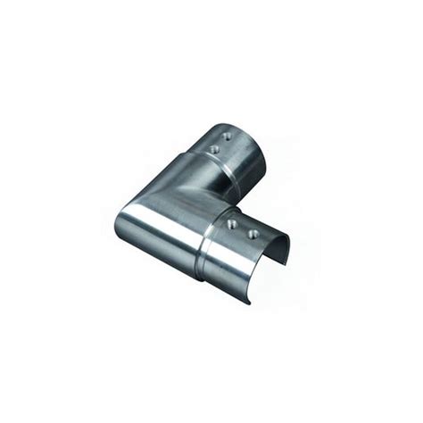 Coude 90 horizontal de main courante inox 304 ronde Ø42 4mm