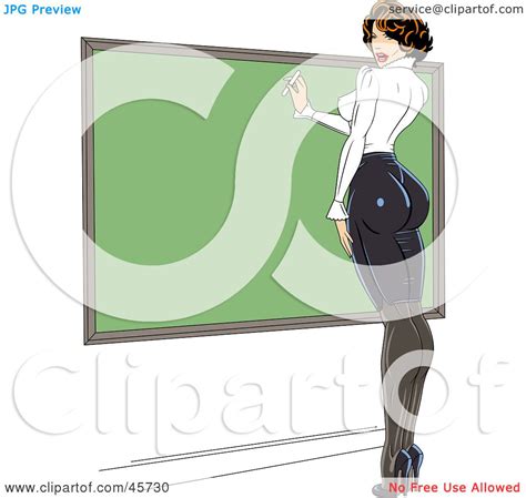 Royalty Free Rf Clipart Illustration Of A Sexy Pinup Female Teacher