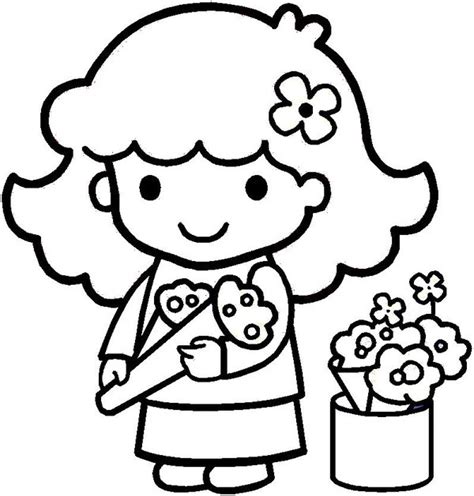 Coloriage Fleuriste 8 dessin gratuit à imprimer