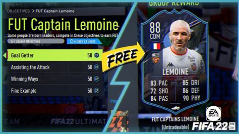 How To Complete FUT CAPTAINS LEMOINE FIFA 22 Ultimate Team YouTube