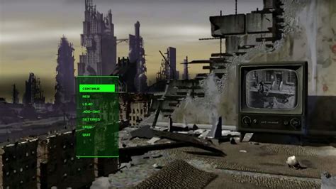 Main Menu Fallout And Classic Font Replacer At Fallout 4 Nexus Mods