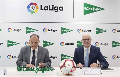 El Corte Inglés firma con LaLiga por tres años más, para patrocinar