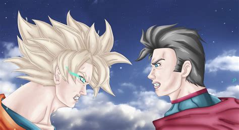 GOKU VS SUPERMAN by FellexArts on DeviantArt