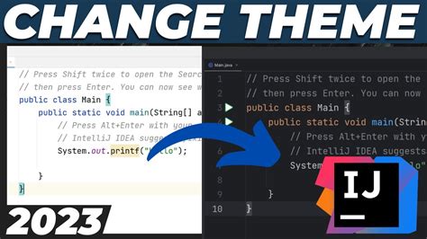 How To Change Theme Color In Intellij Idea Light And Dark Install