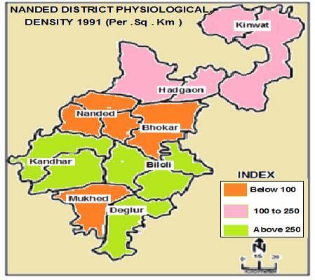 physiological density map