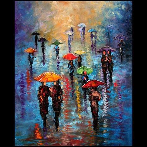 Art Painting Oil Painting Umbrella Art