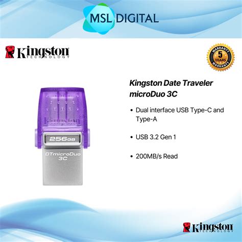 Kingston Dtduo Cg Usb Gen Data Traveler Micro Duo C Usb Flash