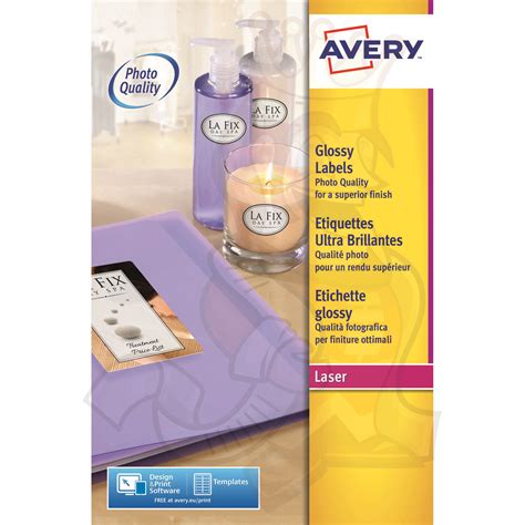 Avery Glossy Labels 139x99mm L7769-40 (160 Labels) - Label King