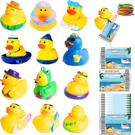 Amazon AOT Cruise Duck Tags Kits Summer Rubber Ducks 36 PCS Cruise