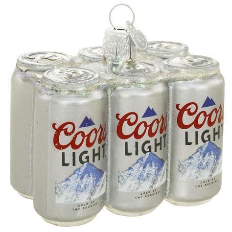 Coors Light 6 Pack Cooler Shelly Lighting