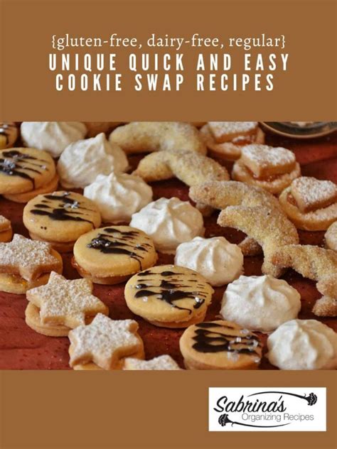 Unique Quick and Easy Cookie Swap Recipes {gluten-free, dairy-free ...