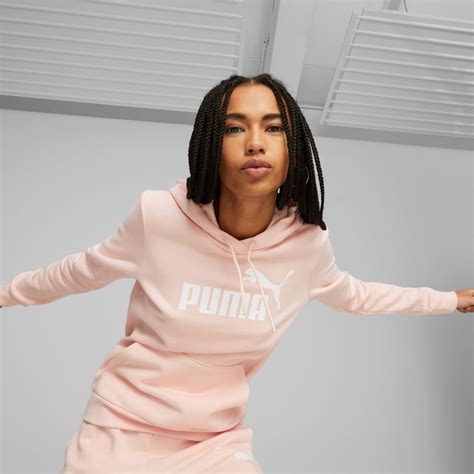 Puma Essentials Logo Fl Hoodie Voor Dames Roze 586789 66 Vergelijk