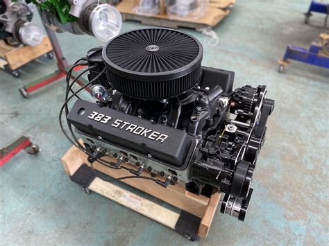 383 R STROKER CRATE ENGINE A C 485hp ROLLER TURNKEY PRO STREET CHEVY