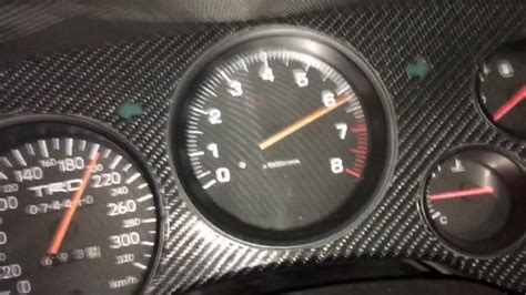 Toyota Supra Single Turbo Speedometer 100 200 Pt7675 Youtube