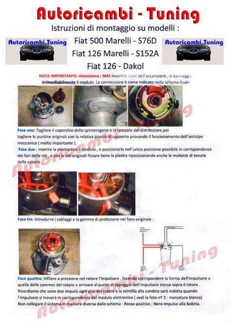 Kit Accensione Elettronica Fiat Modulo Impulsore Magnetico Ebay