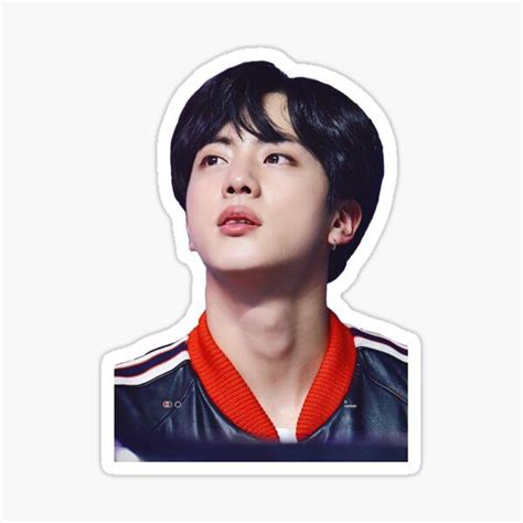 Bts Jin Sticker By Aermyg In 2021 Bts Jin Stickers Cute Stickers