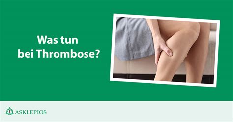 Thrombose Wenn Das Blut In Den Adern Gerinnt Asklepios