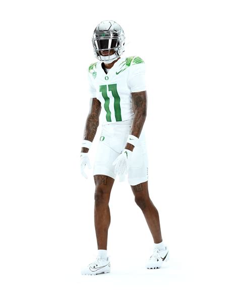 Oregon Football Oregon Releases Flashy White Uniform Combination For