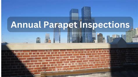 Nyc Annual Parapet Inspection Requirement Fact Sheet