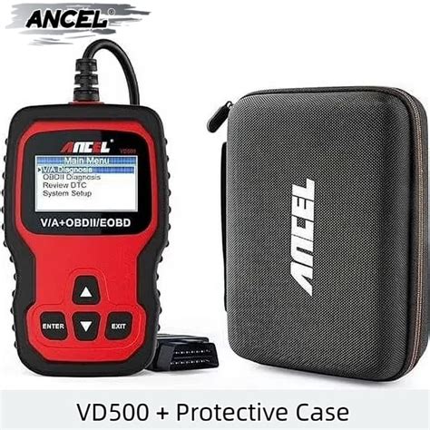 ANCEL VD500 With ANCEL Protective Case Storage Bag OBD II Diagnostic