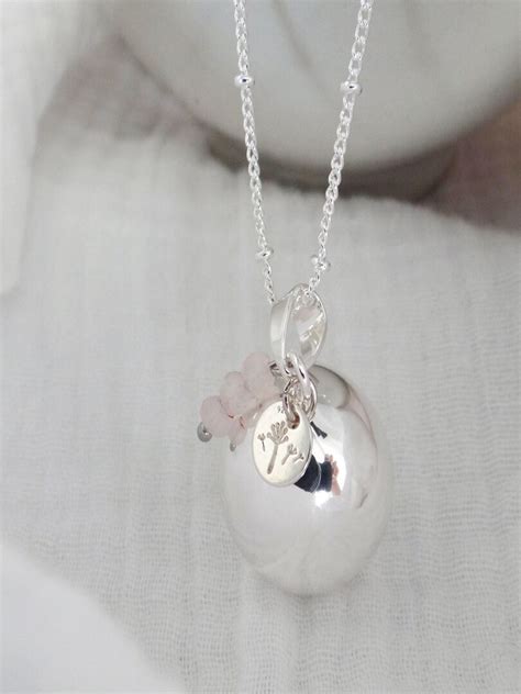 Bola De Grossesse Argent Pissenlit Quartz Rose Argent Kiabi Nu