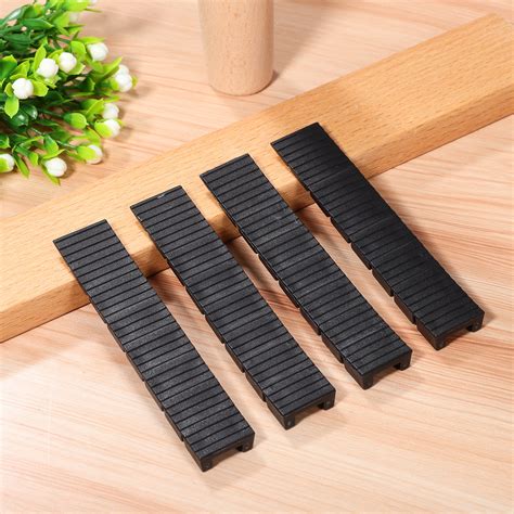 Desk Leveling Feet 20 Pcs Furniture Spacers Wedge Table Plastic Shims Floor Leveler Miss