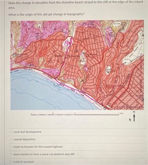 Solved Using Topanga 75 Quadrangle California Topographic