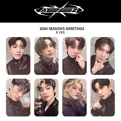 ATEEZ 2024 SEASON S GREETINGS PHOTOCARDS SET AVAILABLE HONGJOONG