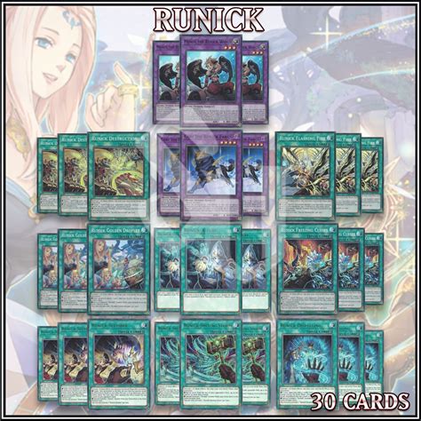 Runick Deck Destruction Flashing Freezing Geri Munin Droplet Tama