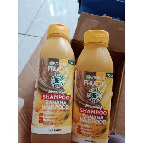 Jual Garnier Fructis Hair Food Shampoo Banana Shopee Indonesia