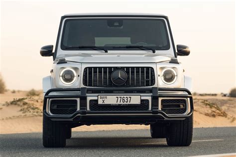 Rent A Mercedes G63 AMG Silver 2022 ID 05389 In Dubai Renty Ae