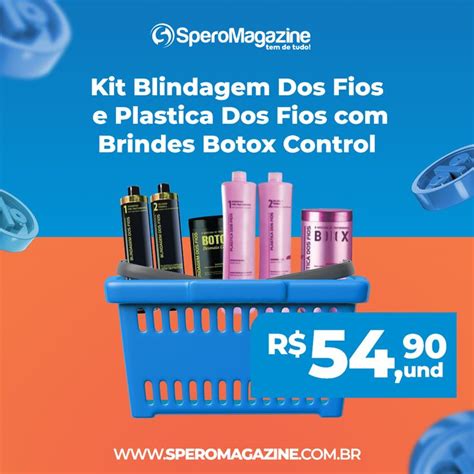 Kit Blindagem Dos Fios E Plastica Dos Fios Brindes Botox Control