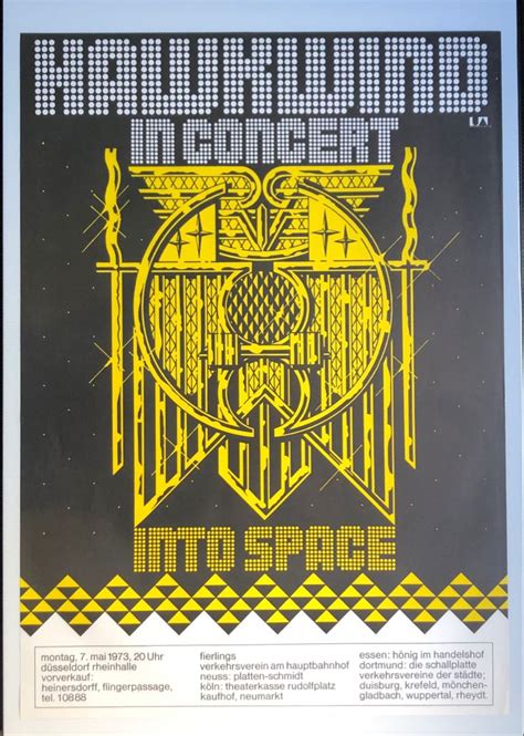 Hawkwind Space Ritual Tour Poster In Tour Posters Poster