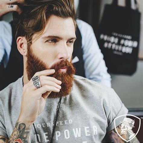 Levi Stocke Full Thick Dark Red Beard And Mustache Beards Bearded Man