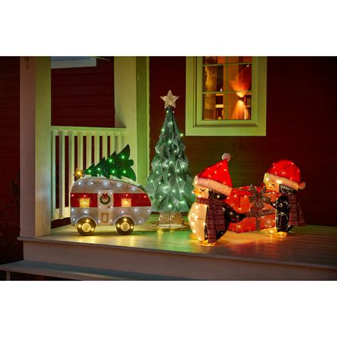 Holiday Living 31 In Multicolour Lighted Trailer 89 807 Rona